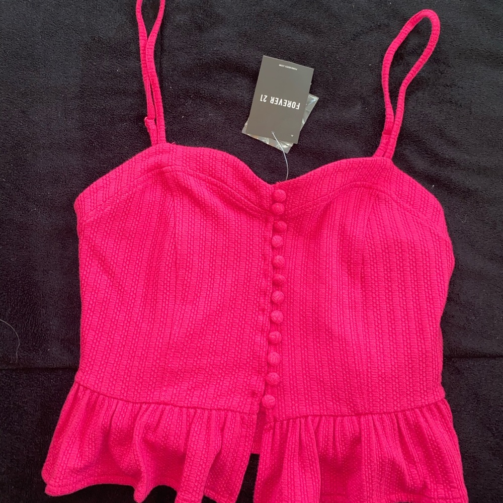Pink tank top
